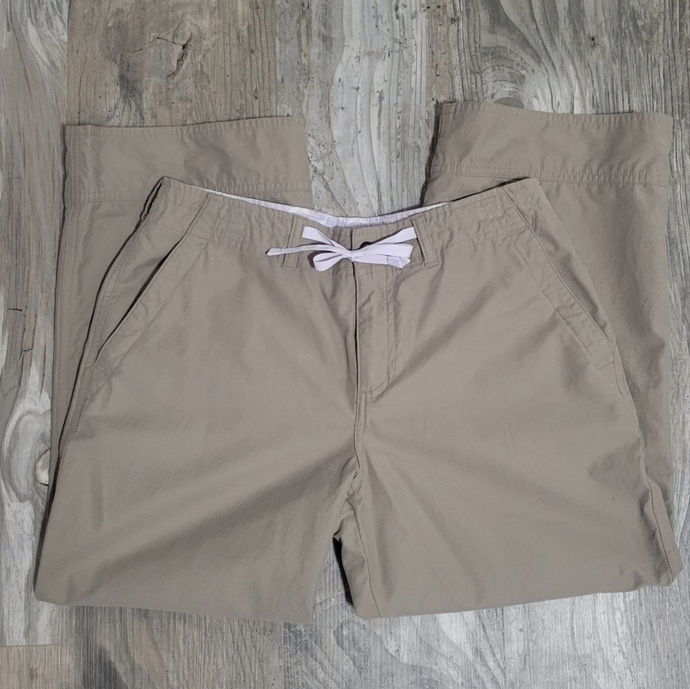 Horny Toad wide leg cropped pants size 4